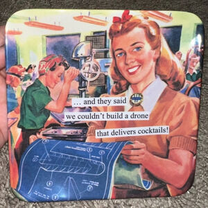 NWT Vintage Anne Taintor Trinket Plate